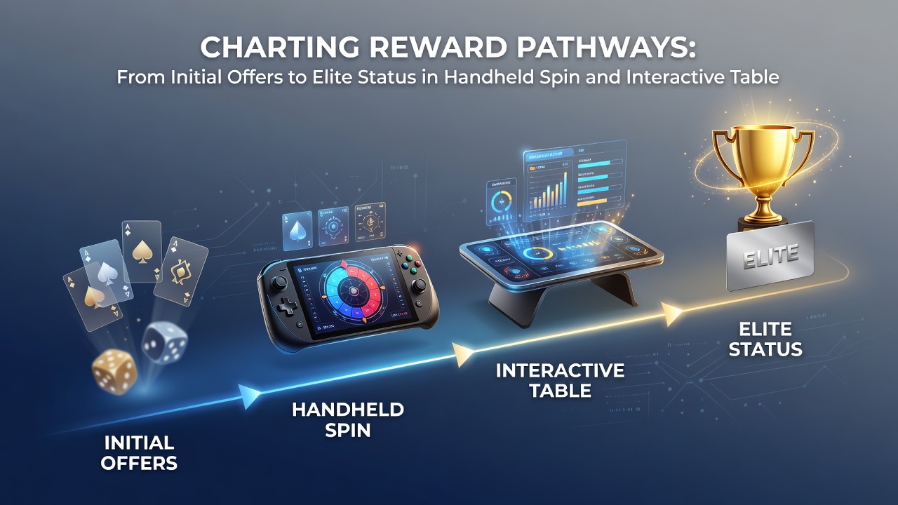 Infographic of tier advancement metrics and reward unlocks in portable casino environments
